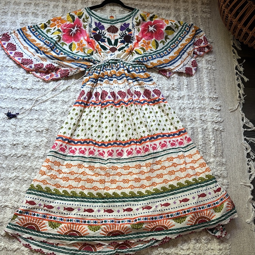 FARM Rio Salt Island Midi Dress - Picture 5 of 7